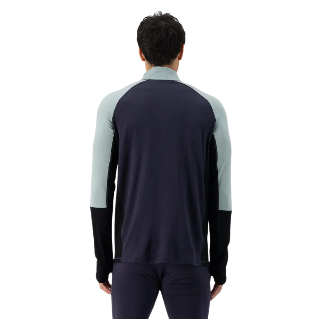 CHANDAIL MÉRINO HOMME, OLYMPUS 1/4 ZIP 250GR CHARCOAL – Image 2