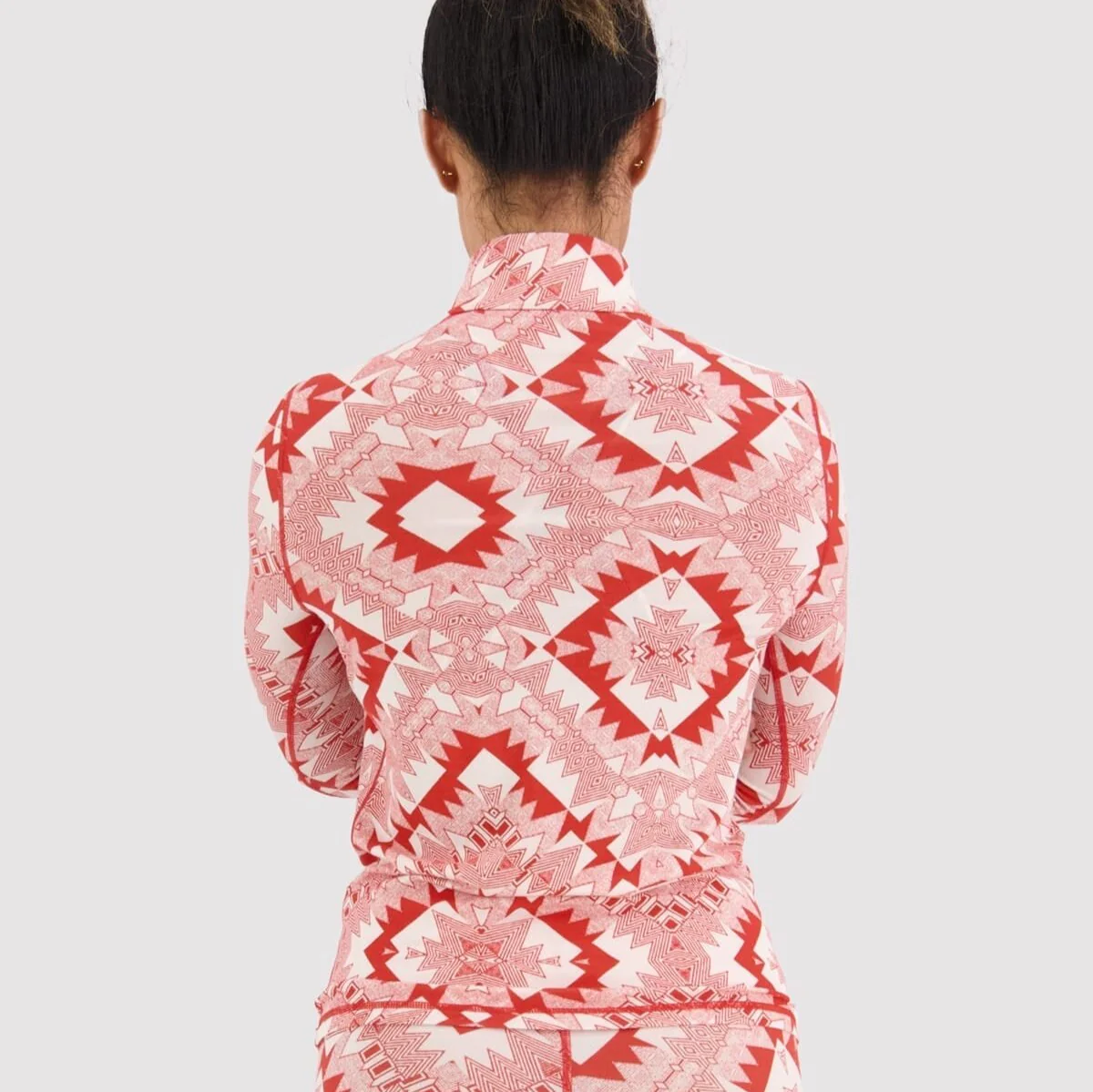 SOUS-VÊTEMENT MÉRINO FEMME, CASCADE MERINO FLEX 1/4 ZIP – Image 2