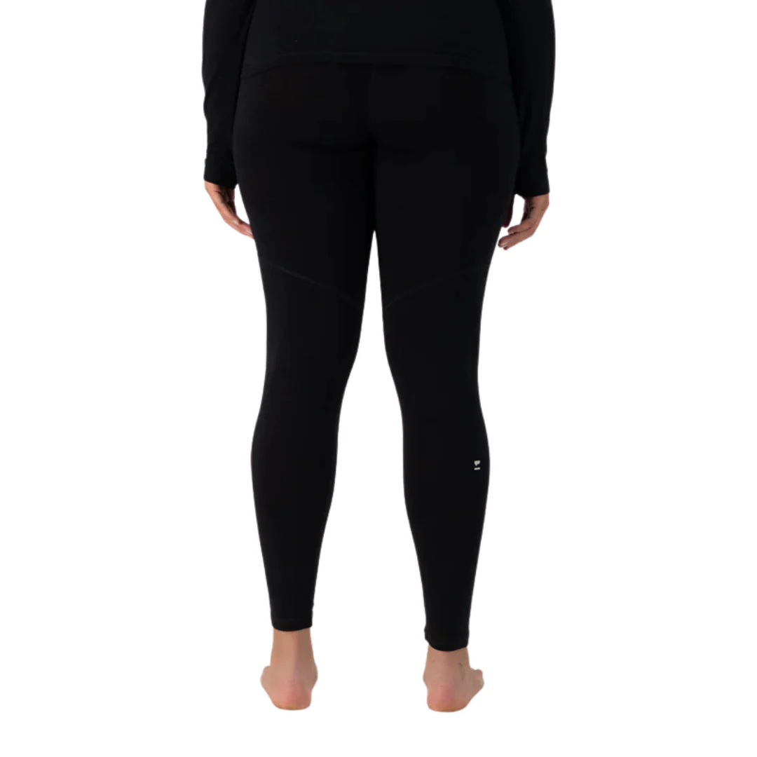 LEGGING MÉRINO FEMME, CASCADE 180GR NOIR – Image 2