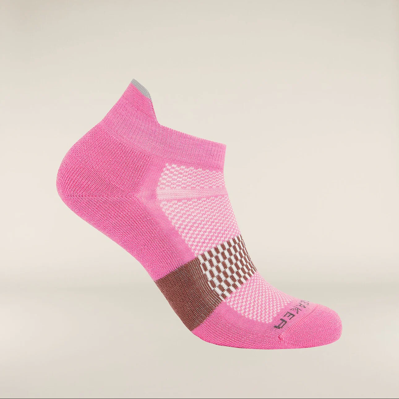 CHAUSSETTES MÉRINOS FEMME, MULTISPORT LIGHT MICRO ROSE