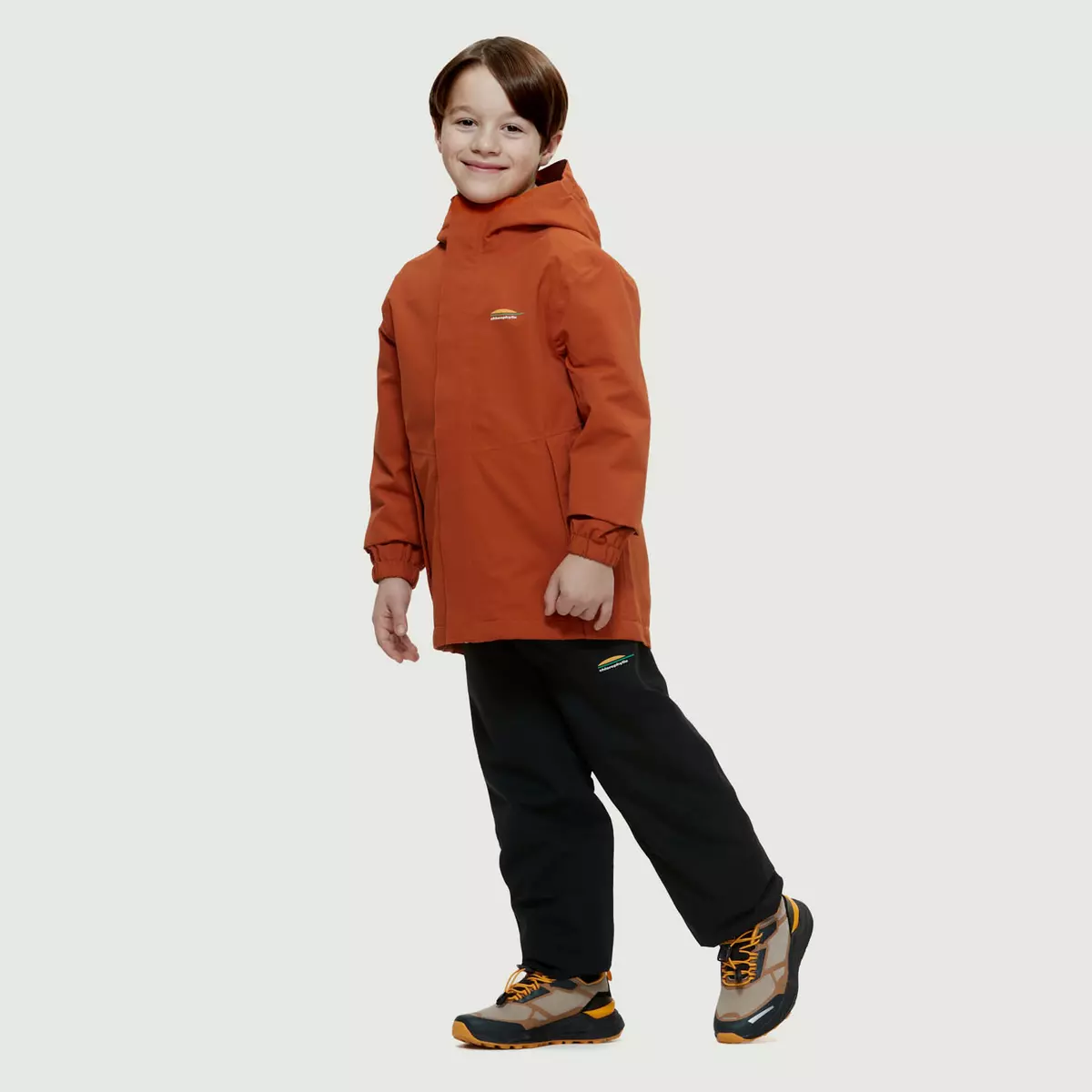MANTEAU MI-SAISON GARÇON, TEMIS ORANGE – Image 3
