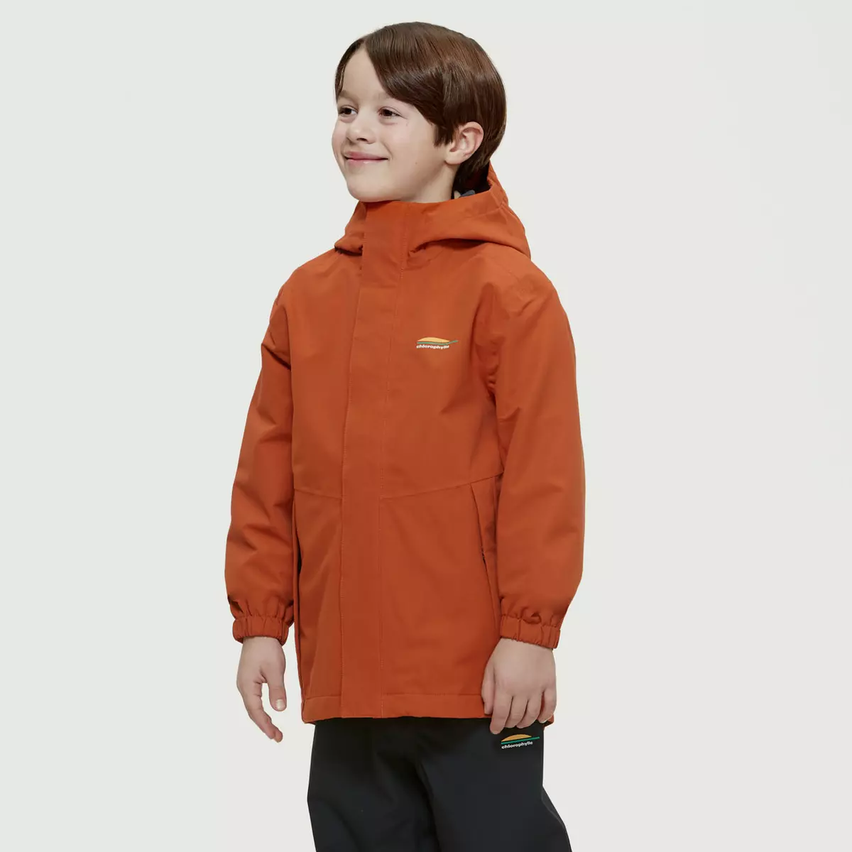 MANTEAU MI-SAISON GARÇON, TEMIS ORANGE