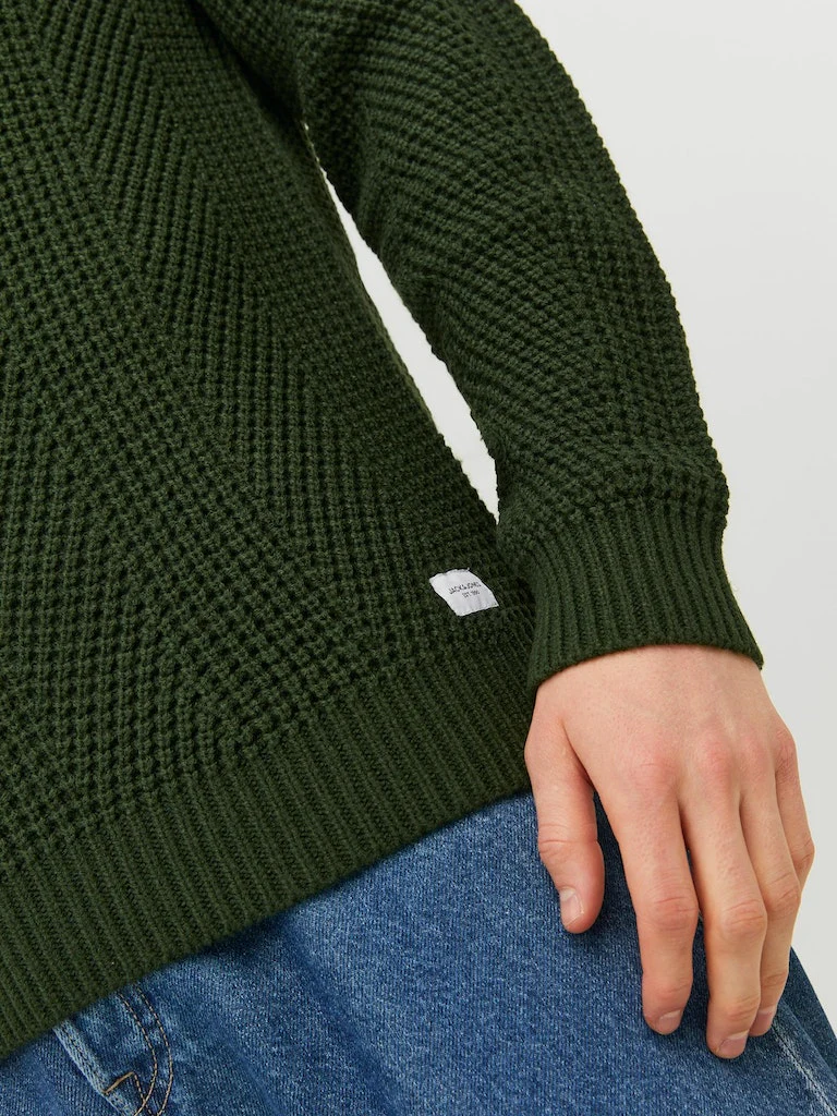 TRICOT HOMME STANDFORD VERT JACK AND JONES – Image 4