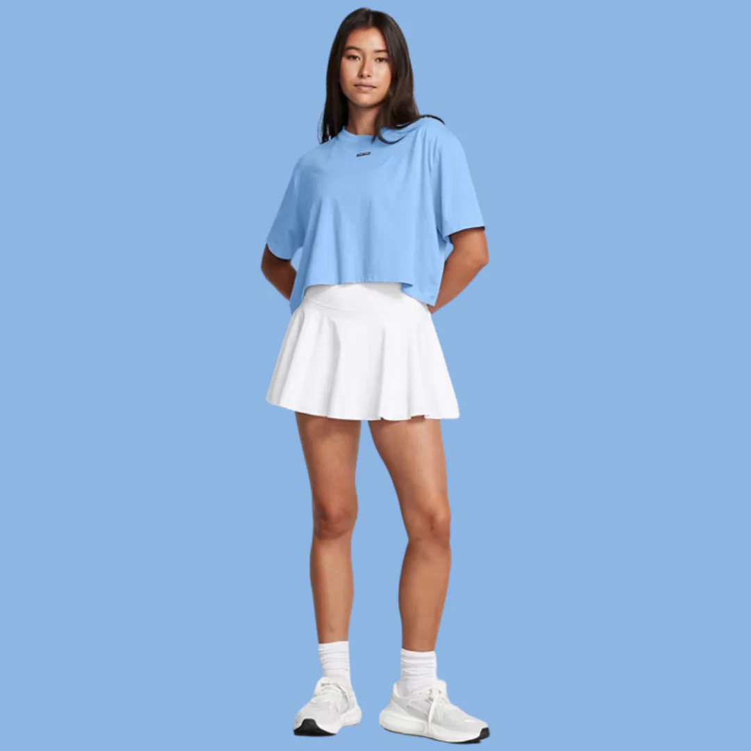 JUPE-SHORT POUR FEMME, UA MOTION BLANC