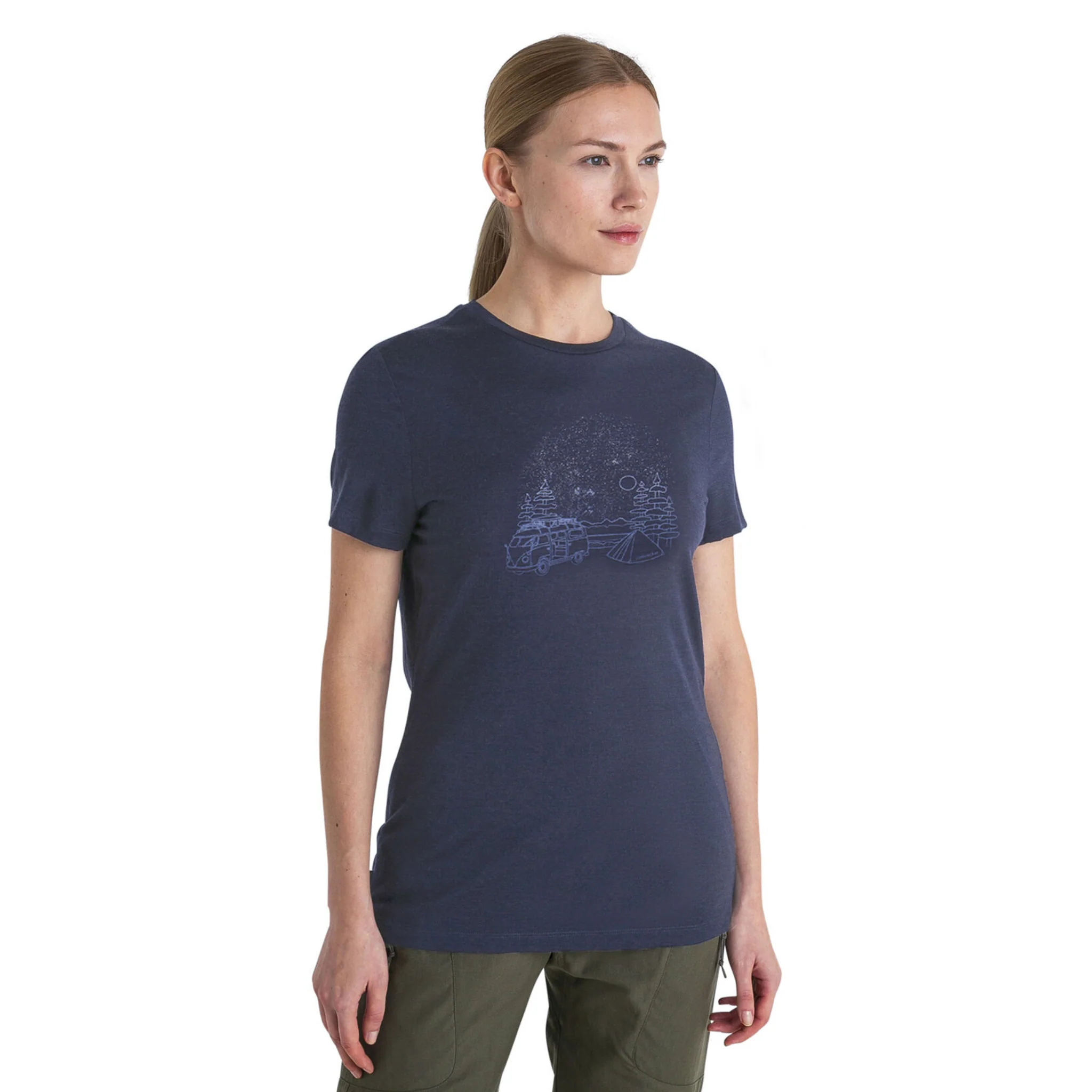 T-SHIRT 150 TECH LITE III POUR FEMME, VAN CAMP GRAPHITE