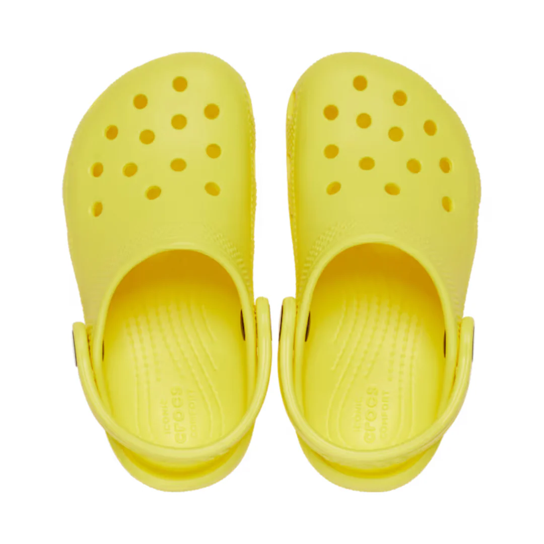 SANDALE ENFANTS, SABOTS CLASSIQUE JAUNE (11 À 5)