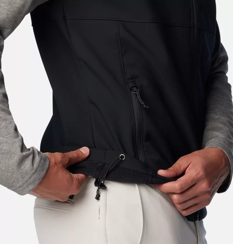 VESTE SOFTSHELL POUR HOMME, ASCENDER NOIR – Image 4