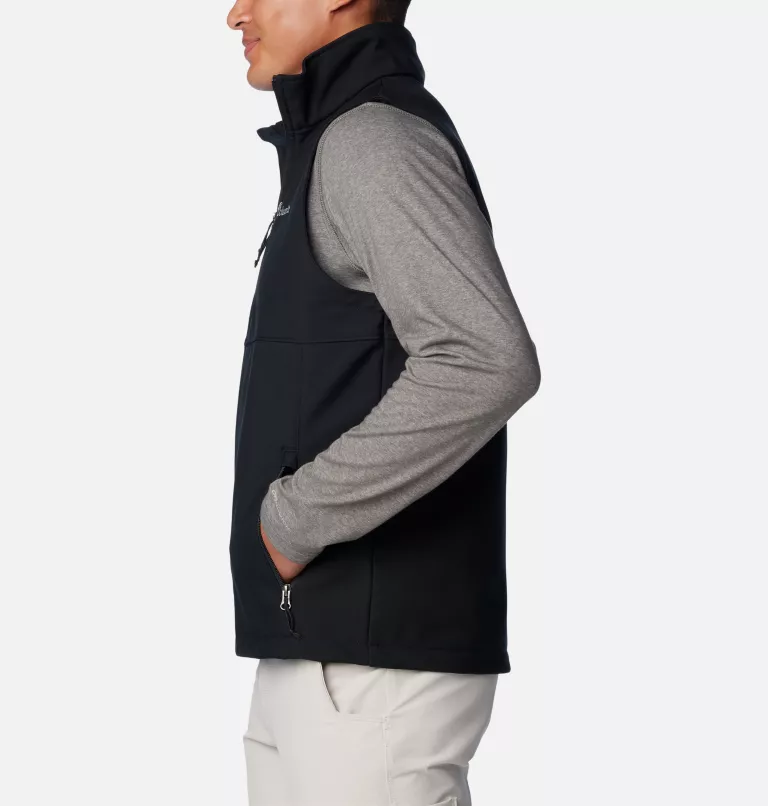 VESTE SOFTSHELL POUR HOMME, ASCENDER NOIR – Image 3
