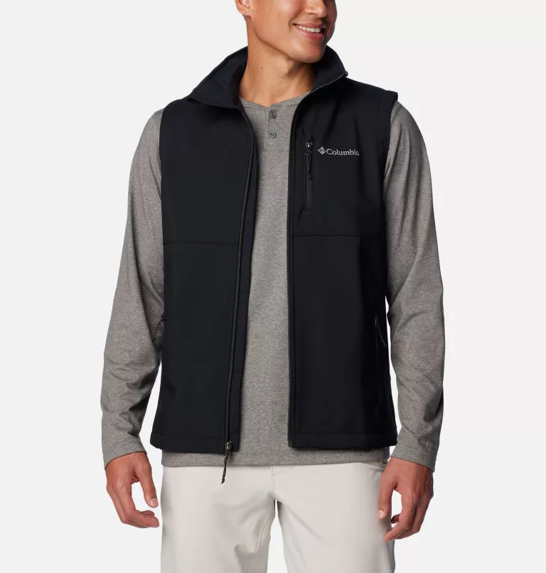 VESTE SOFTSHELL POUR HOMME, ASCENDER NOIR