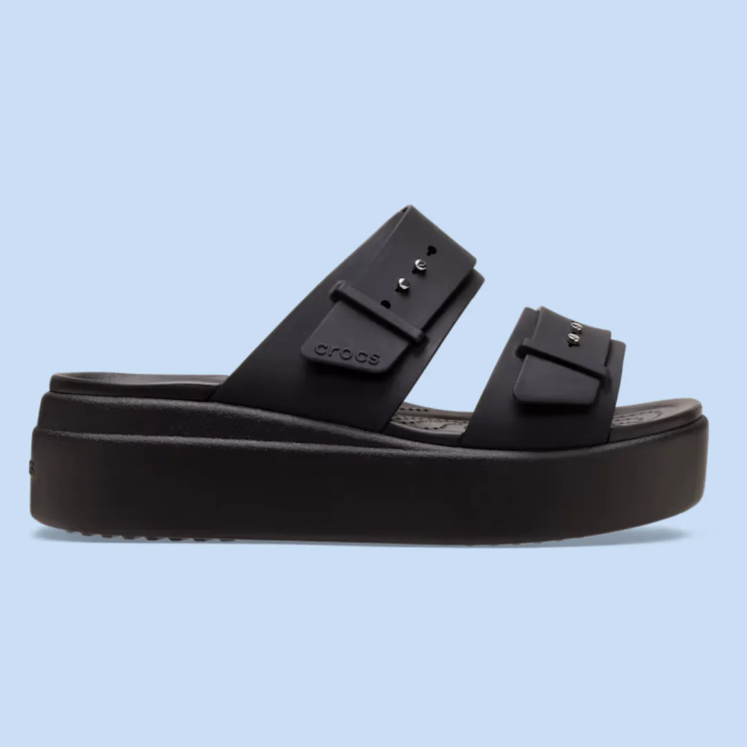 SANDALE POUR FEMME, BROOKLYN BUCKLE NOIR