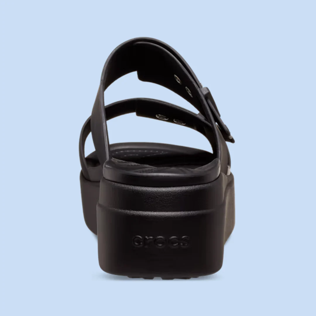 SANDALE POUR FEMME, BROOKLYN BUCKLE NOIR – Image 3