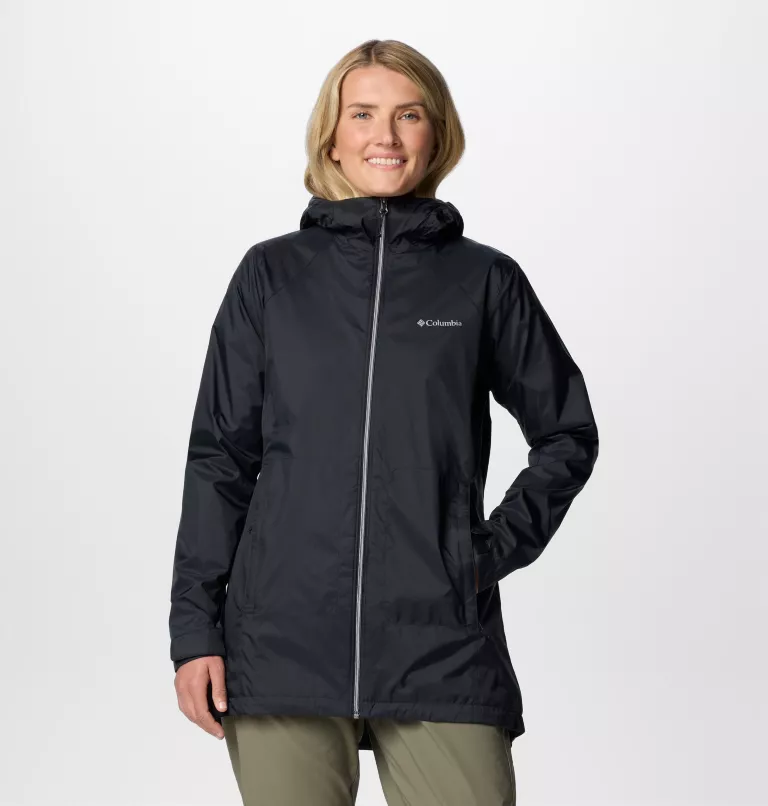 MANTEAU MI-SAISON FEMME, SWITCHBACK II NOIR