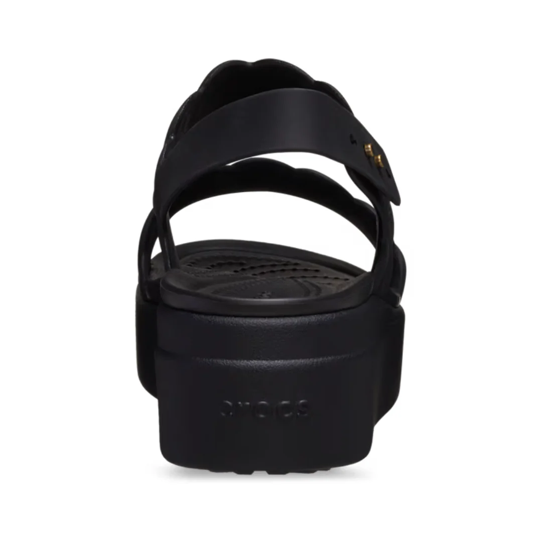 SANDALE POUR FEMME, BROOKLYN TISSÉ NOIR – Image 5