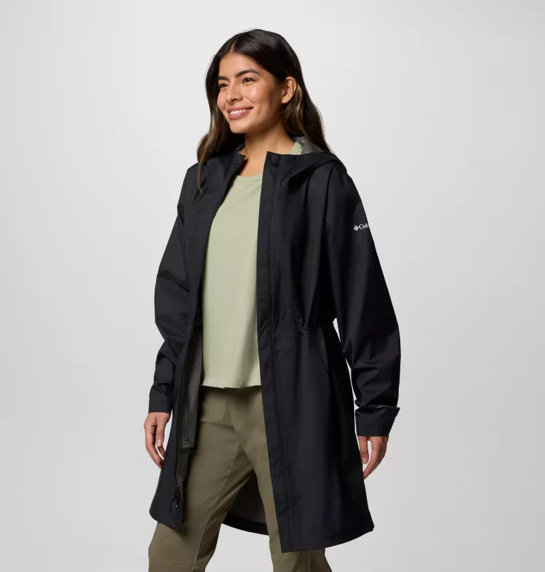 MANTEAU IMPERMÉABLE FEMME, WEEKEND ADVENTURE II NOIR – Image 6