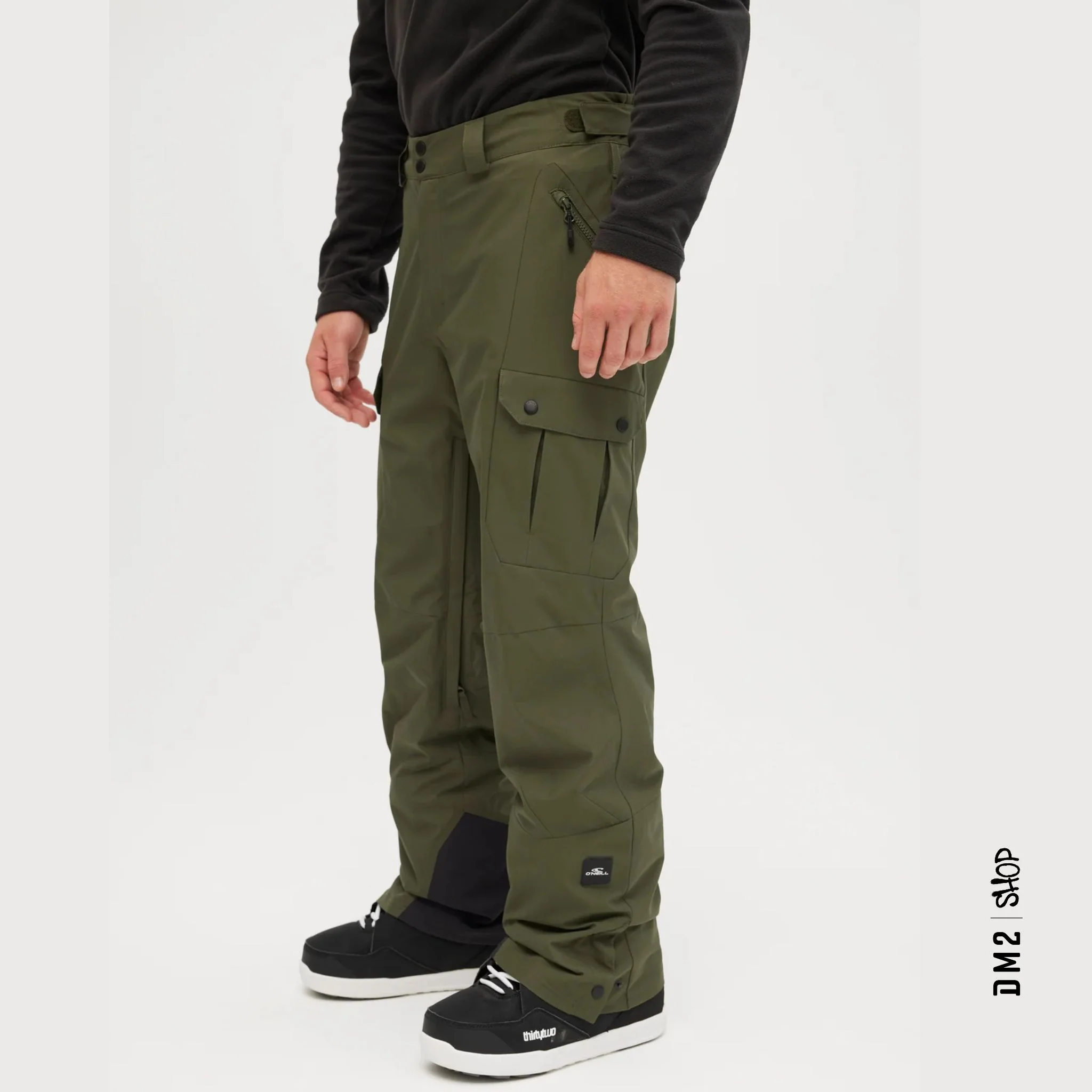 PANTALON SHELL SNOW HOMME CARGO OLIVE, O'NEILL – Image 2