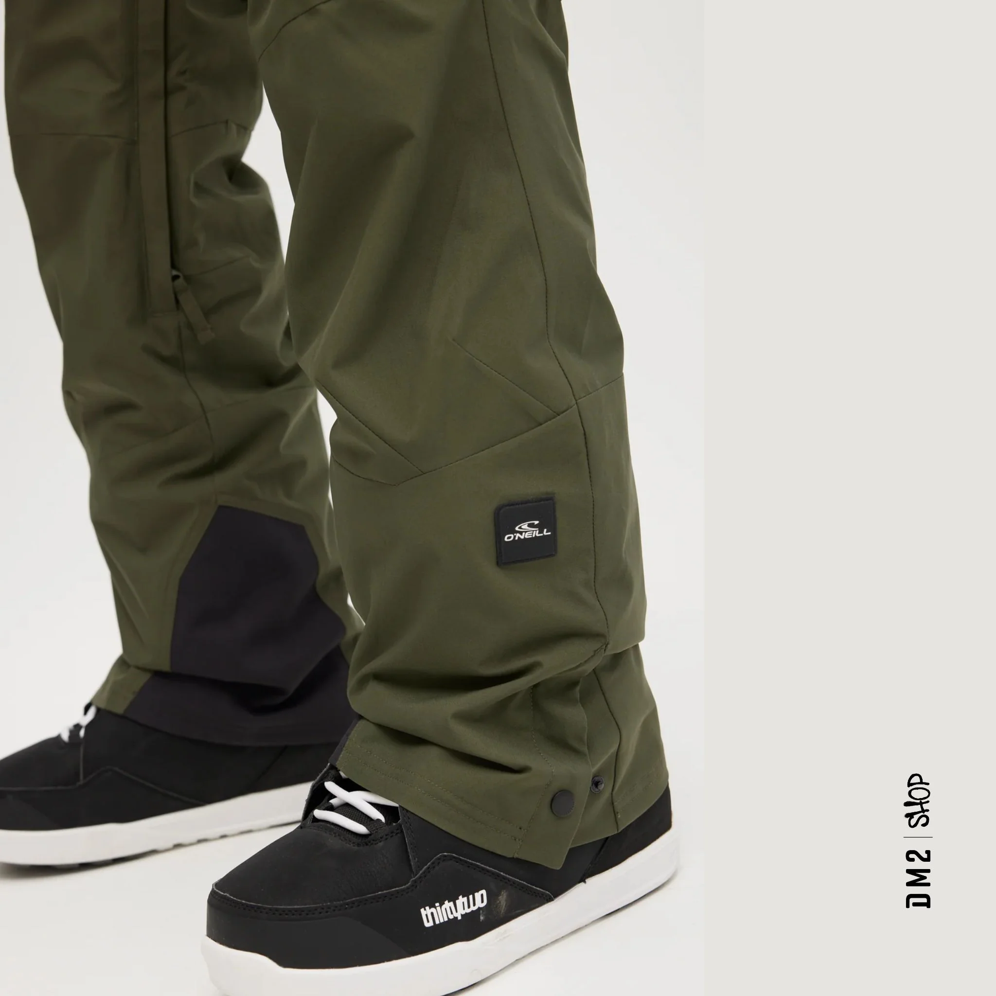 PANTALON SHELL SNOW HOMME CARGO OLIVE, O'NEILL – Image 4