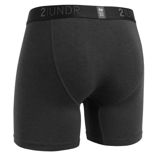 BOXER POUR HOMME, SWING SHIFT 6" ONYX – Image 2