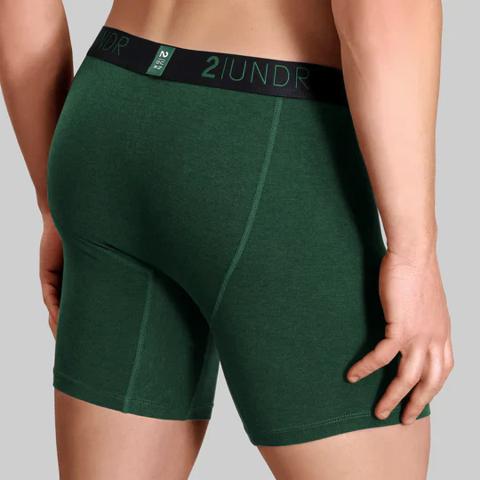 BOXER POUR HOMME, SWING SHIFT 6" JADE – Image 4