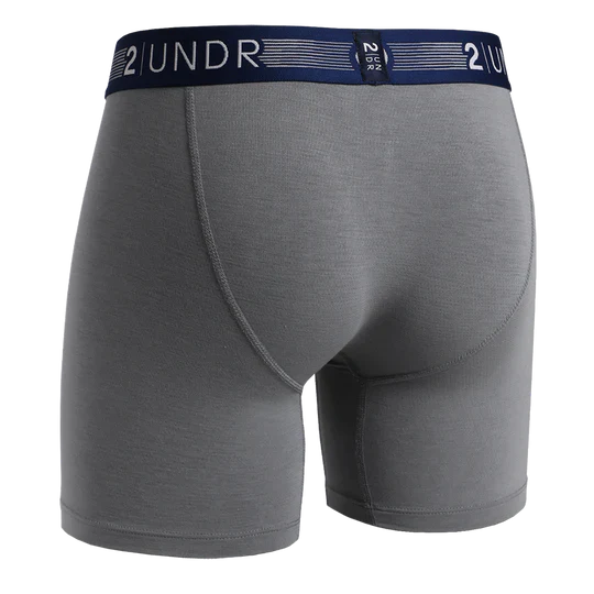 BOXER POUR HOMME, FLOW SHIFT BOXER BRIEF GRIS – Image 3
