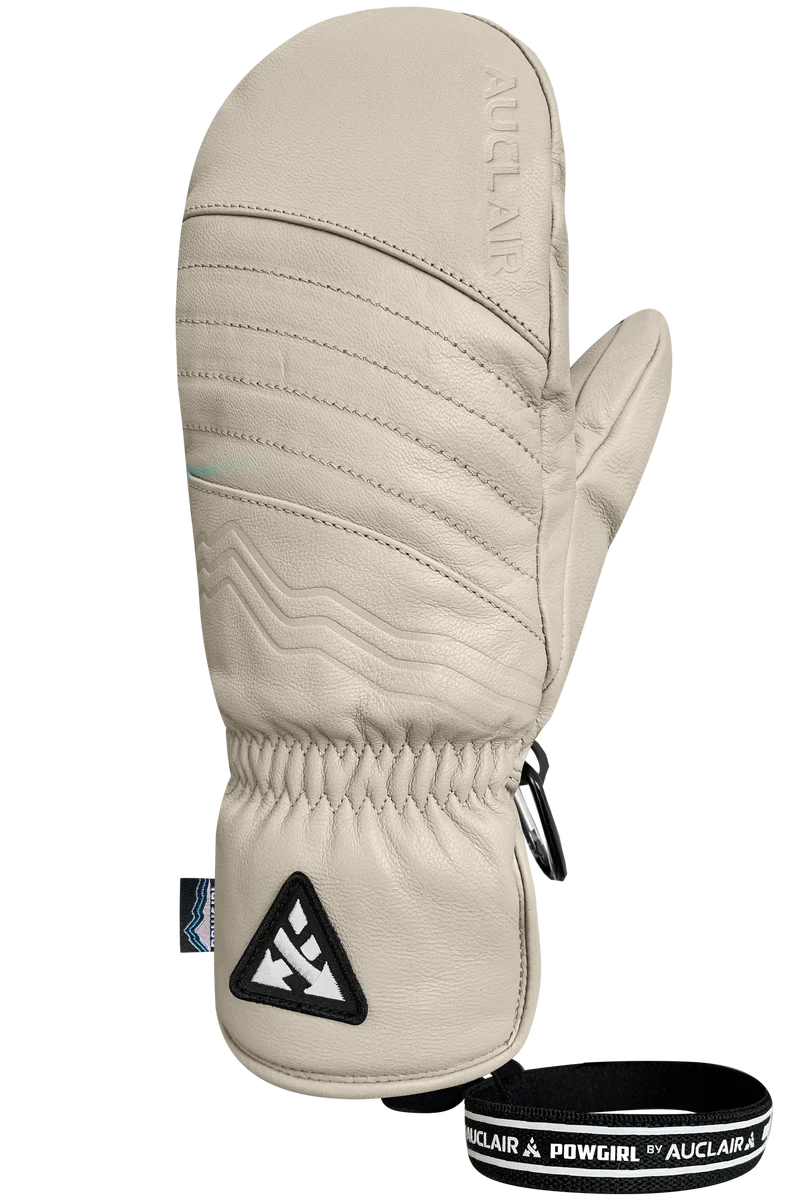 MITAINES CUIR DE SKI POUR FEMME, KHIONE BEIGE