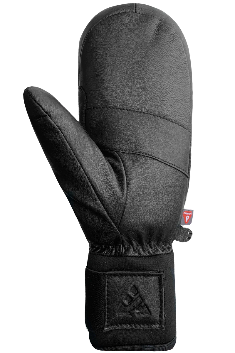 MITAINE SKI EN CUIR POUR FEMME, LADY BOSS NOIR – Image 2