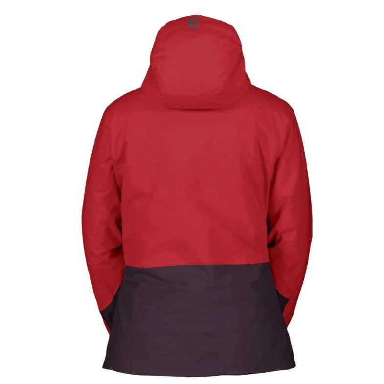 MANTEAU ISOLÉ POUR FEMME, ULTIMATE DRYO 10 ROUGE & MAUVE – Image 2