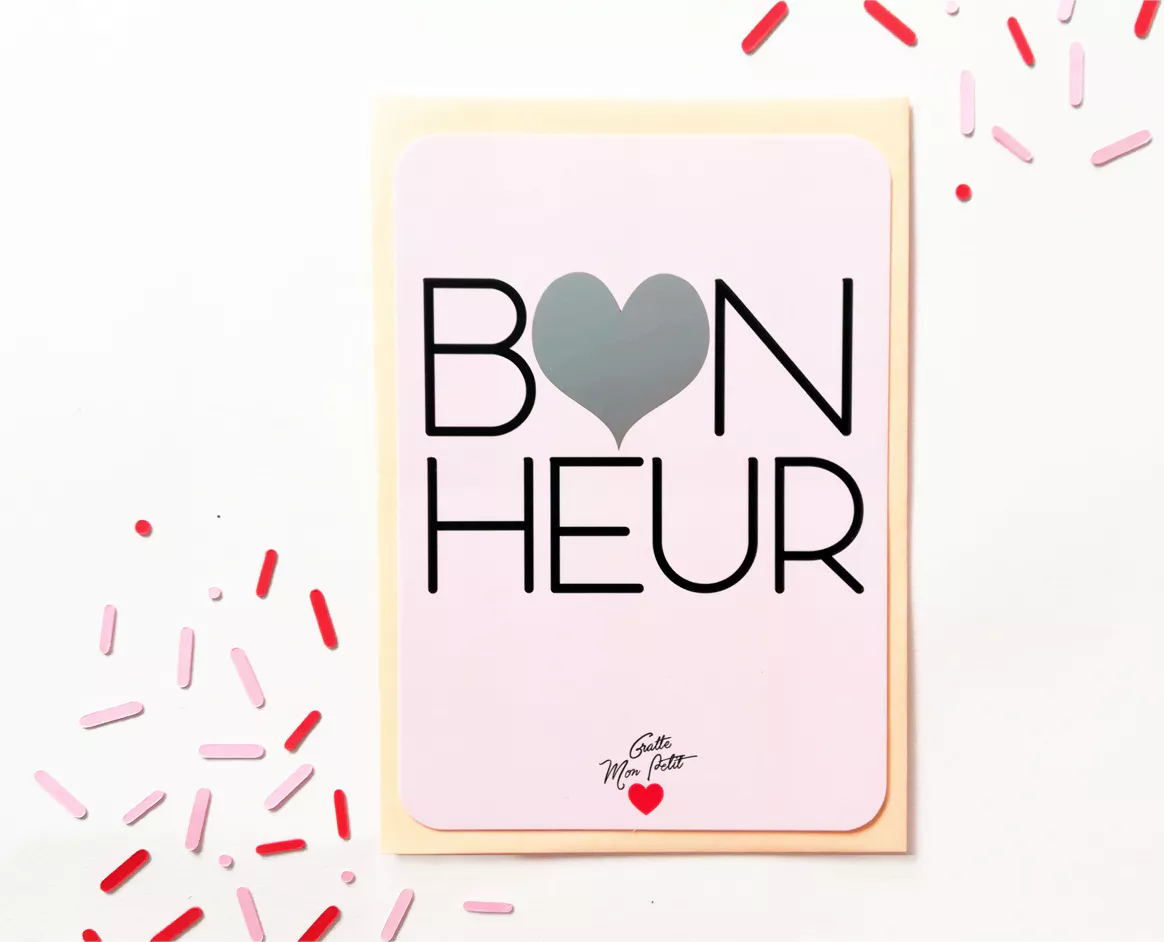 Carte à gratter Annonce grossesse - "Bébé en route"