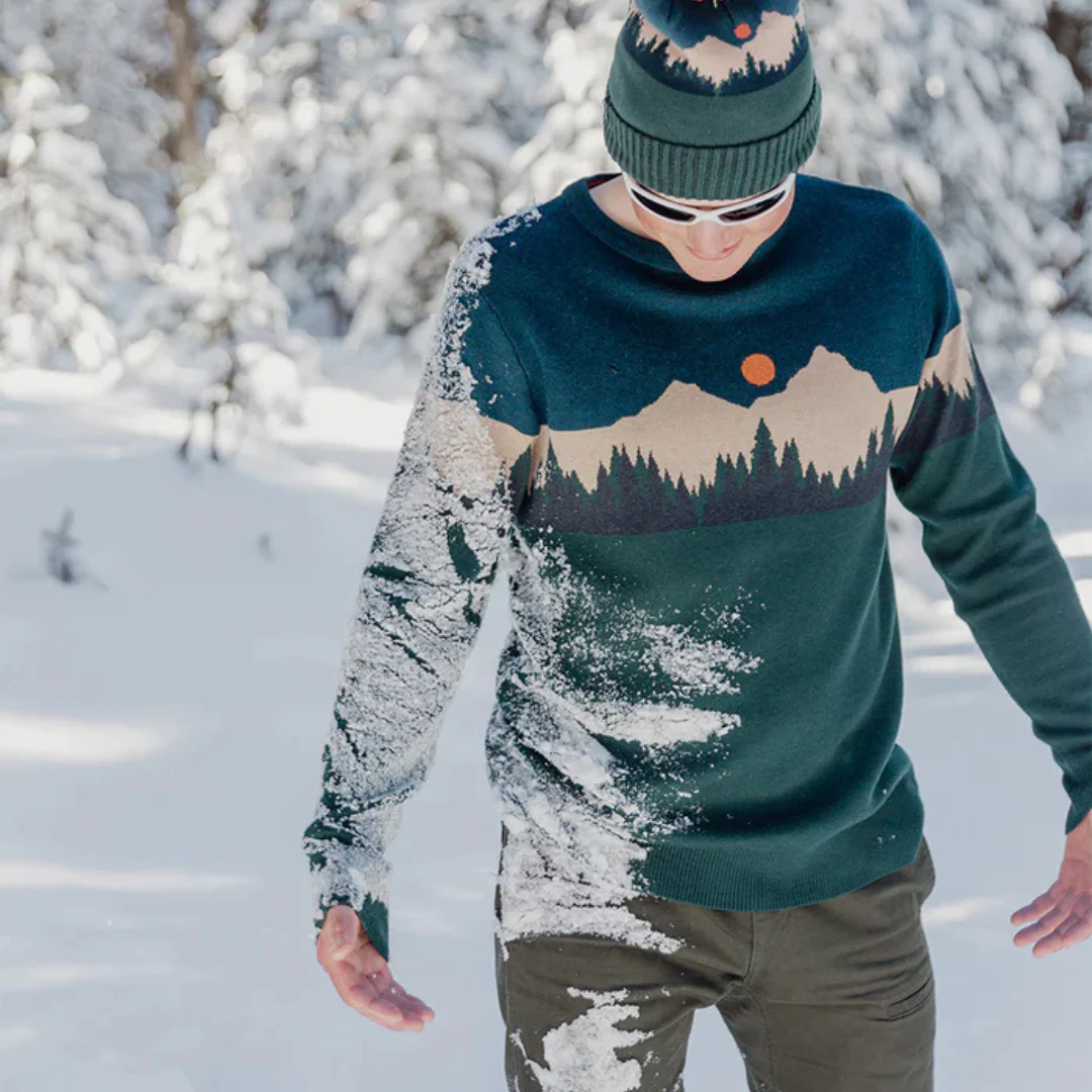 TRICOT HOMME, HIGHLINE MOUNTAIN STRIPE – Image 3