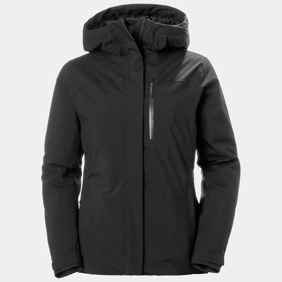 MANTEAU ISOLÉ SKI FEMME, SNOWPLAY NOIR
