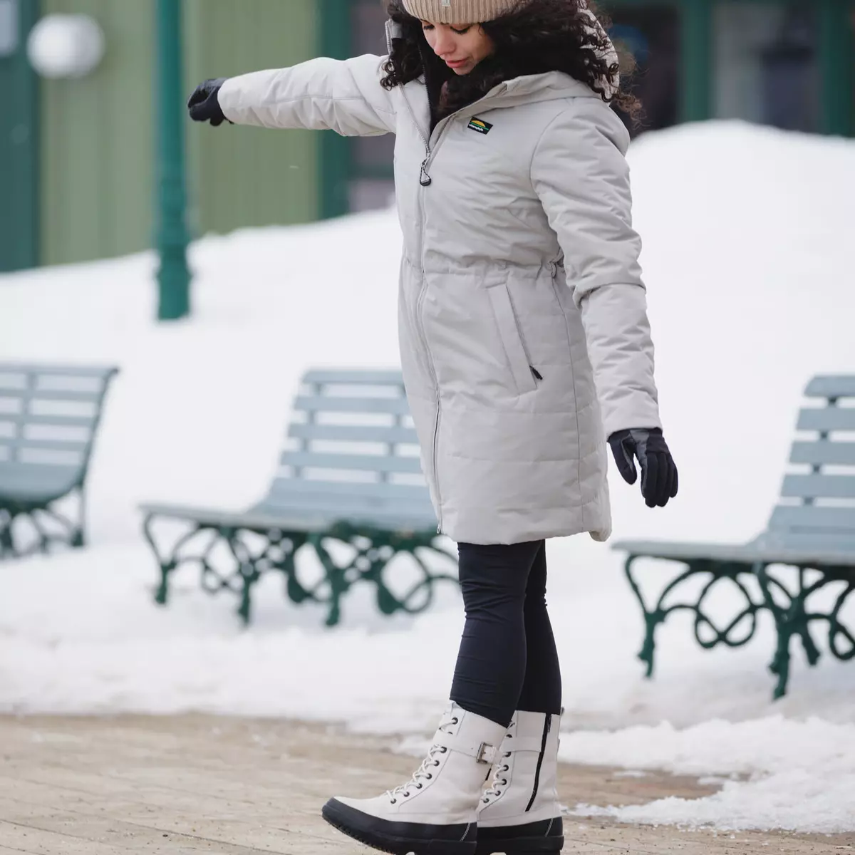 BOTTE HIVER FEMME, AUBREE BLANC – Image 5