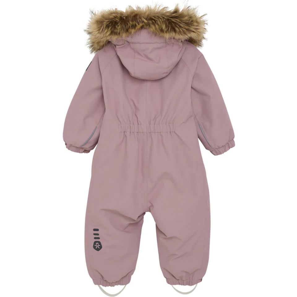 HABIT D'HIVER 1 PIÈCE POUR TOUT-PETITS, ROSE 18 MOIS À 4 ANS – Image 2