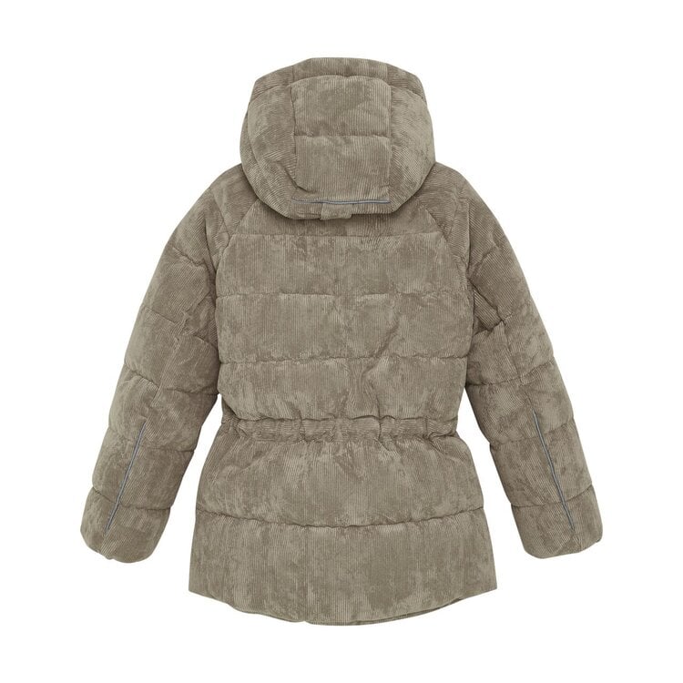 MANTEAU DE SORTIE HIVER POUR FILLE EN VELOURS CÔTELÉ 8 À 16 ANS – Image 2