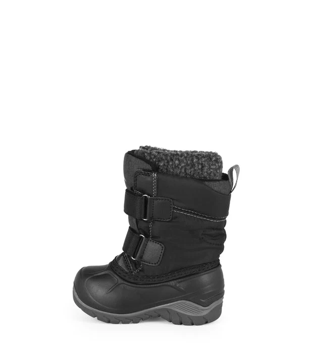 BOTTES HIVER POUR TOUT-PETITS, KIDDY NOIR (4 et 5) – Image 2
