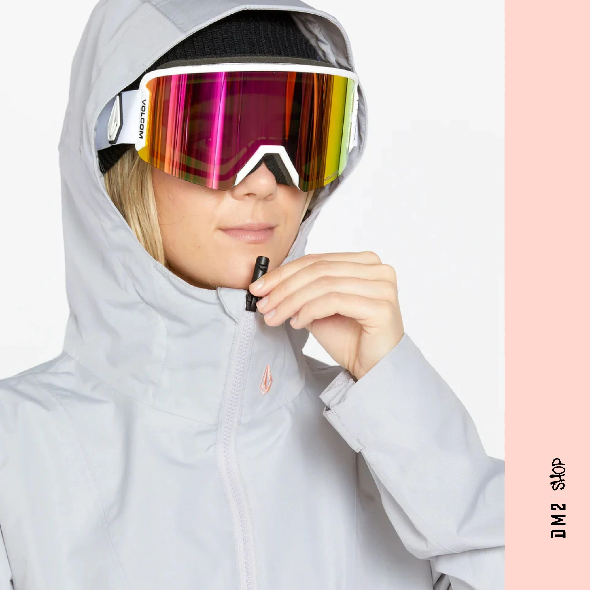 ANORAK ISOLÉ FEMME ASHFIELD CORAIL, VOLCOM – Image 5