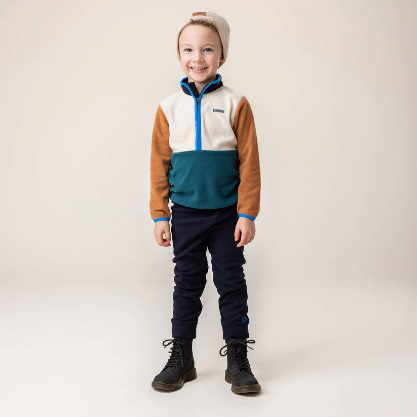 ENSEMBLE SOUS-VÊTEMENT GARÇON, BLOC DE COULEURS SARCELLE (4 À 8 ANS)