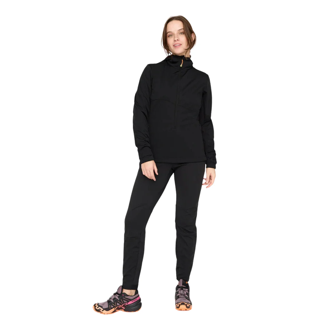MANTEAU SKI DE FOND FEMME, CARDIO NOIR