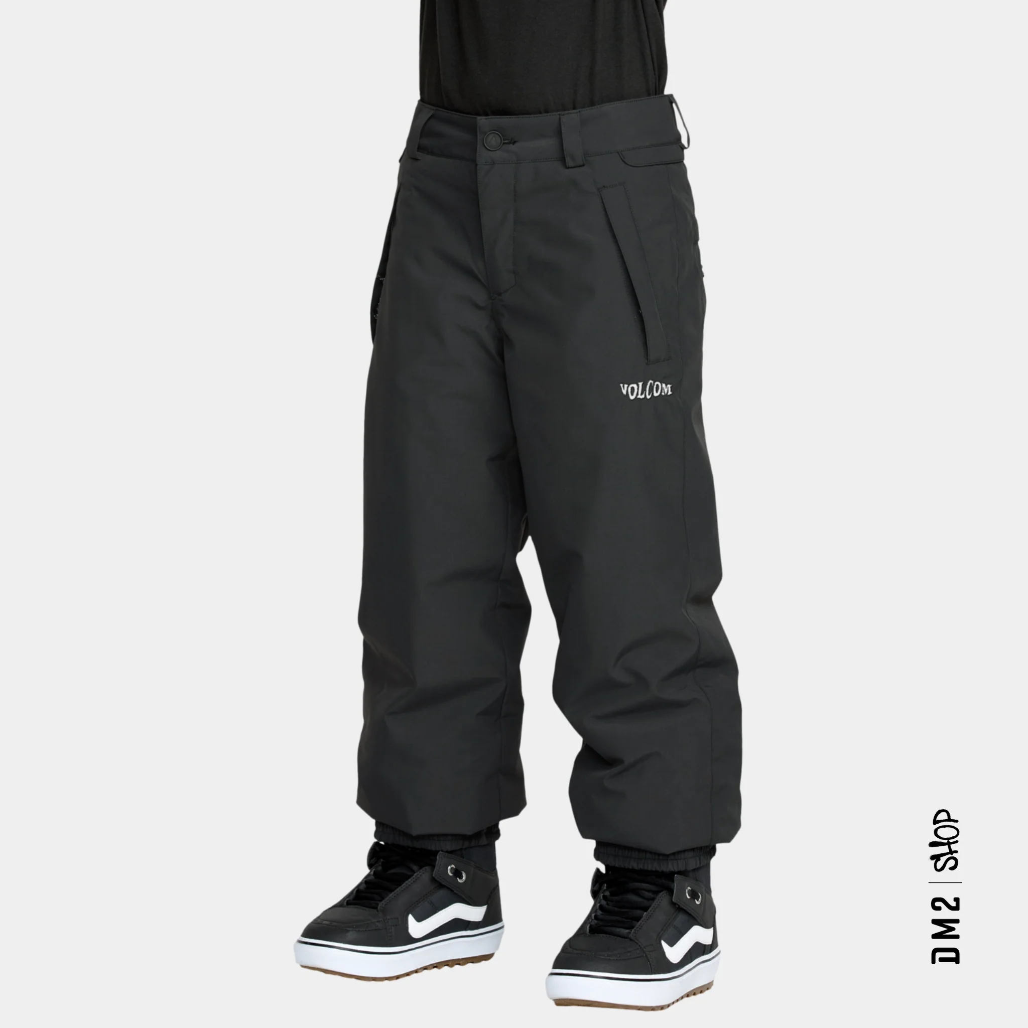 PANTALON SNOW ISOLÉ - JUNIOR - CHAOS NOIR