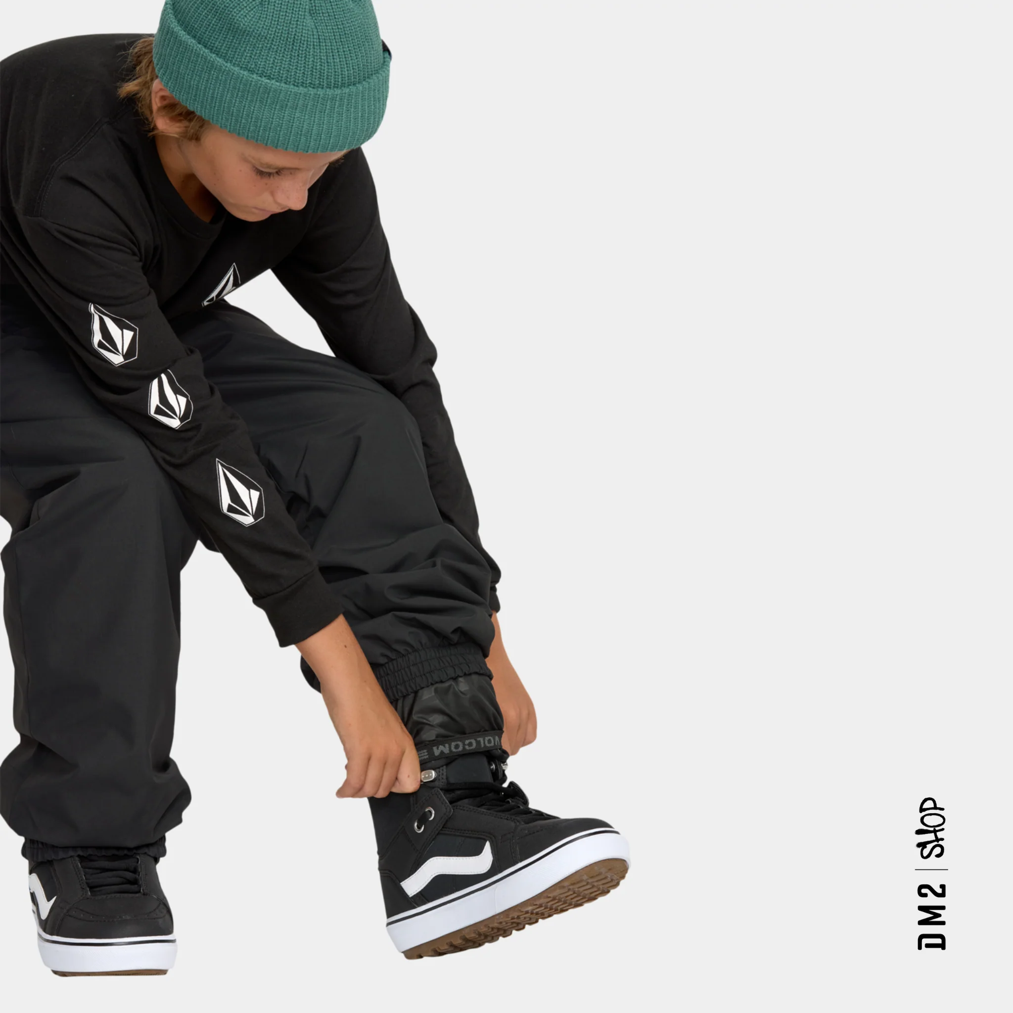 PANTALON SNOW ISOLÉ - JUNIOR - CHAOS NOIR – Image 4