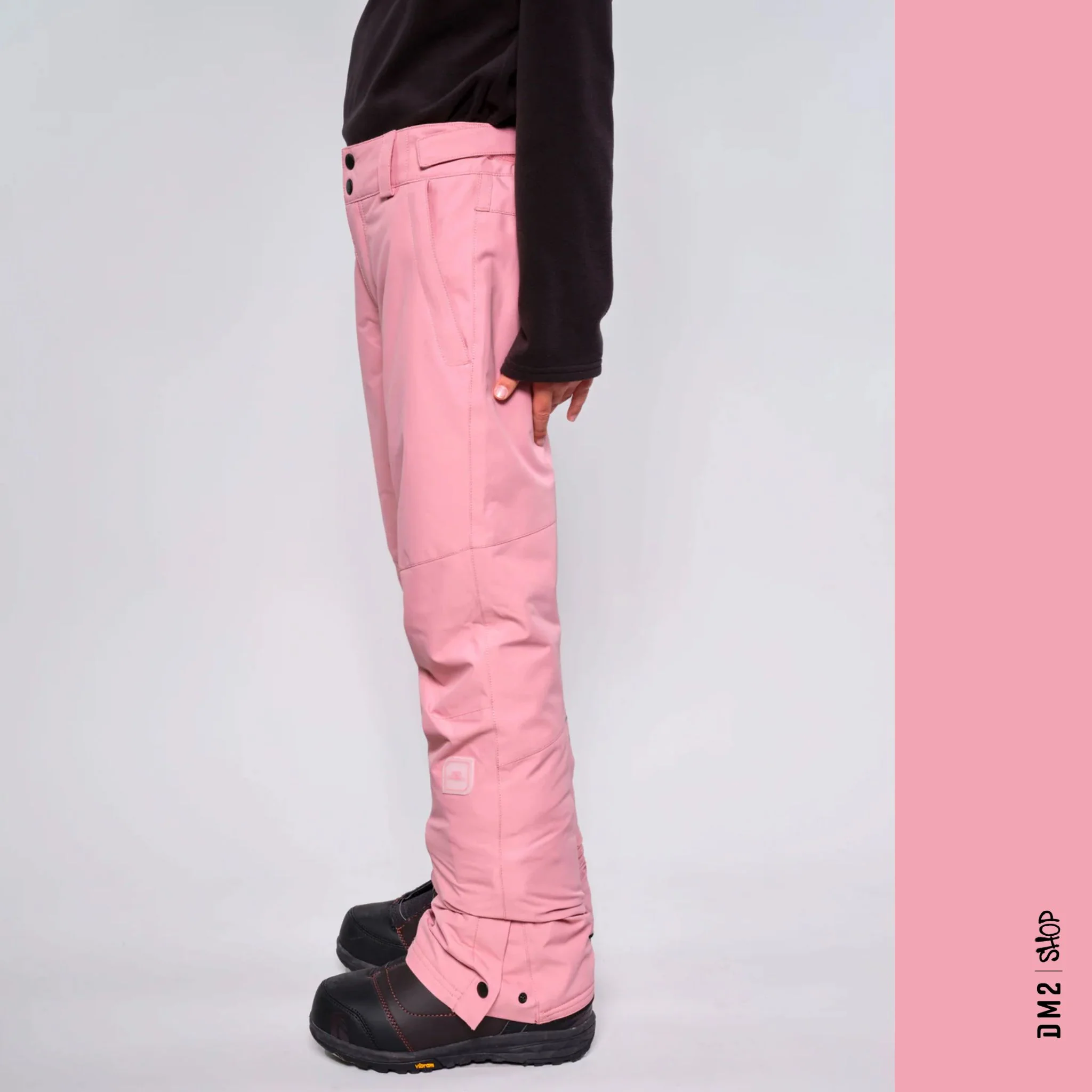 PANTALON ISOLÉ FILLE, CHARM ROSE – Image 2