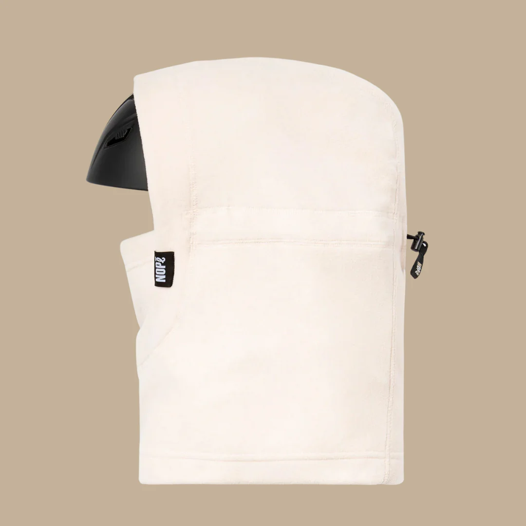 CAPUCHE ET SURCAPUCHE POUR ADULTE, CRÈME