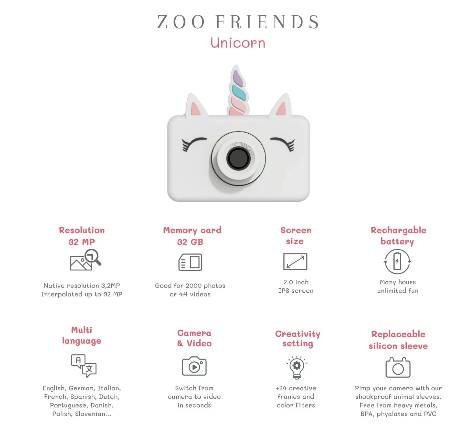 Appareil photo Licorne - 3+ – Image 3