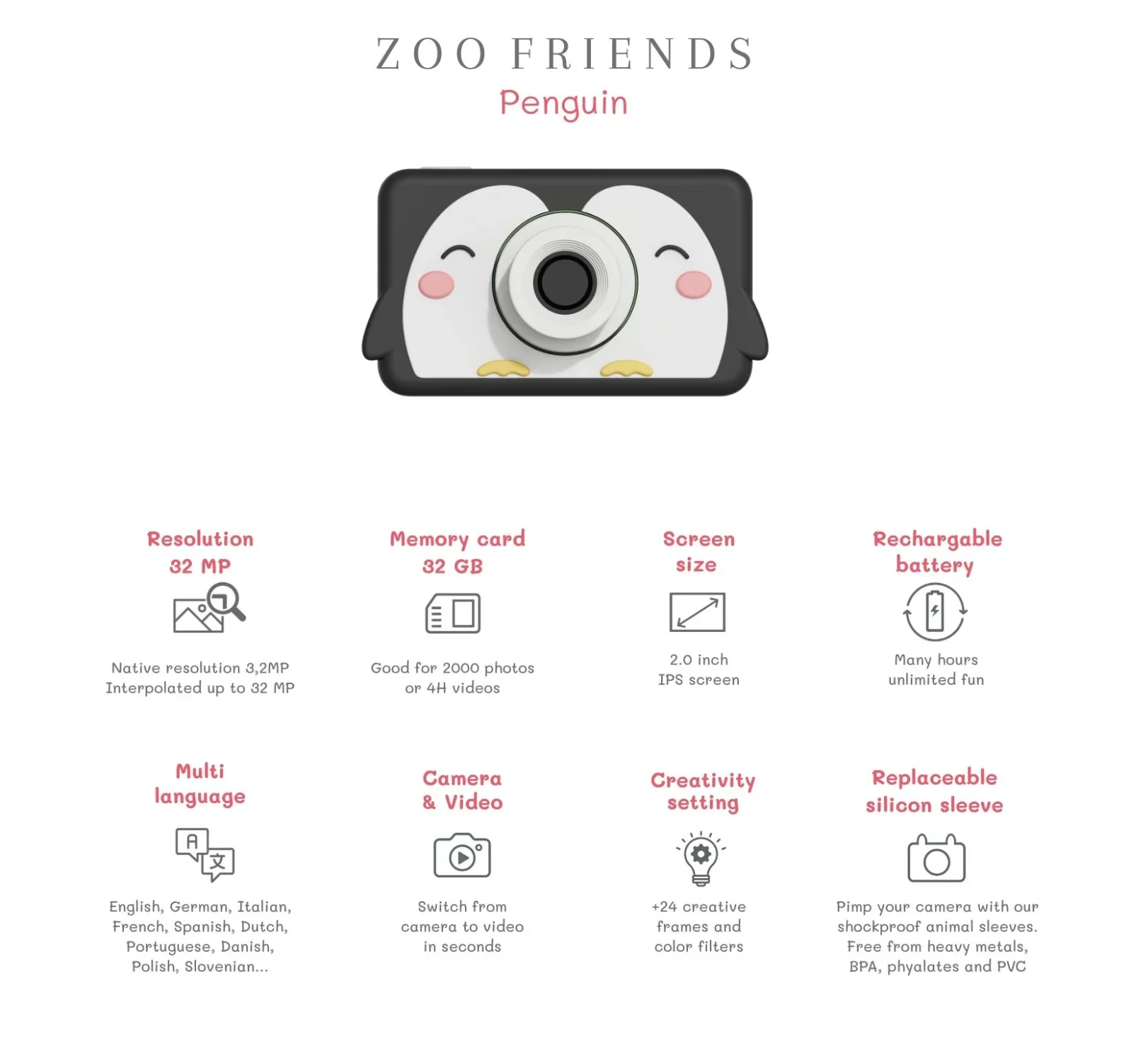 Appareil photo Pingouin - 3+ – Image 4