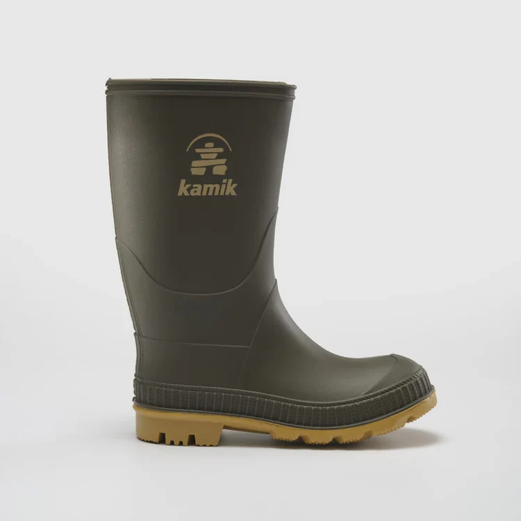 BOTTE DE PLUIE ENFANT, STOMP OLIVE (7 À 11) – Image 3
