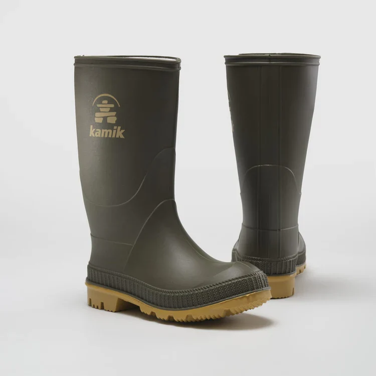 BOTTE DE PLUIE ENFANT, STOMP OLIVE (7 À 11) – Image 7