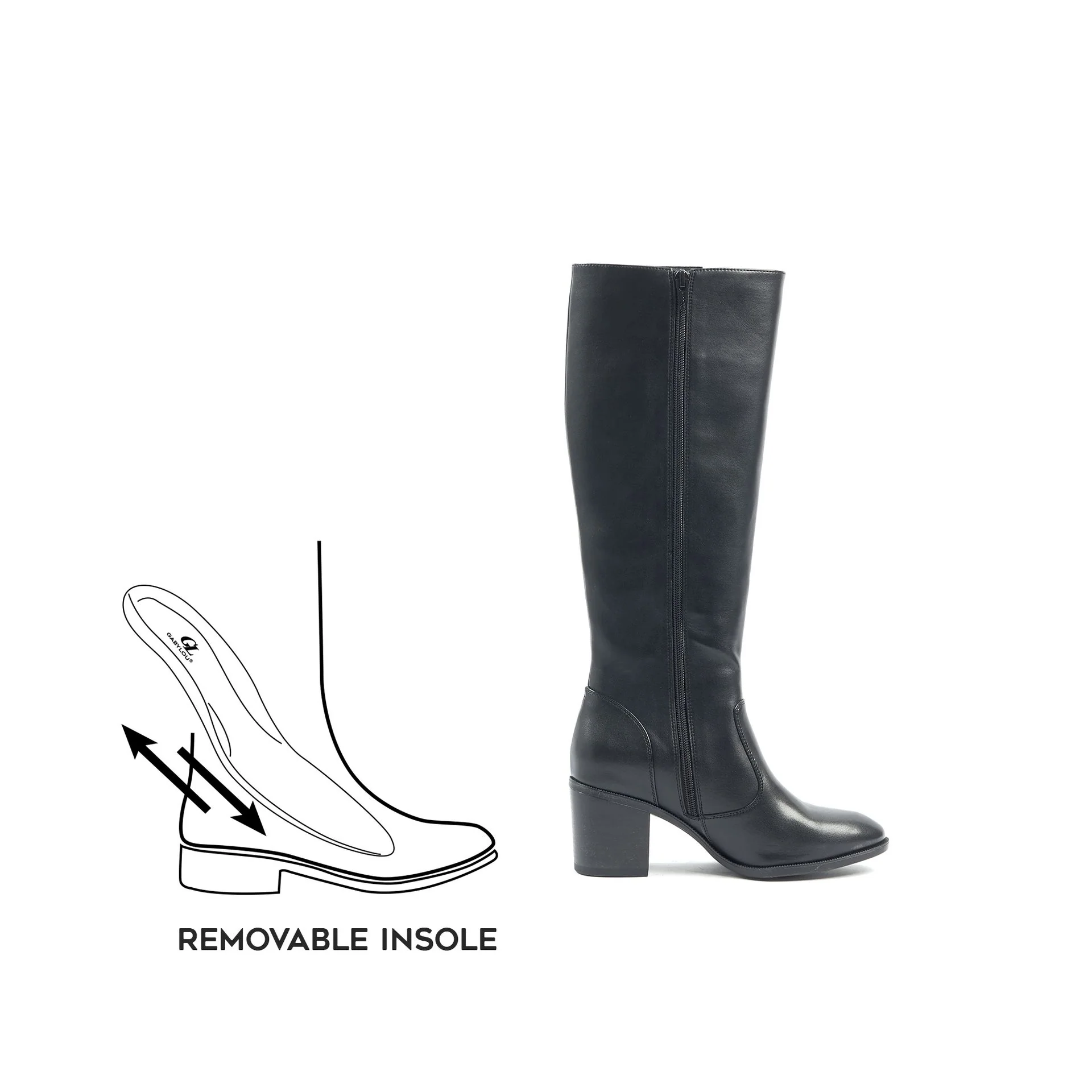 Bottes S pour mollets larges - Modele Elea – Image 4