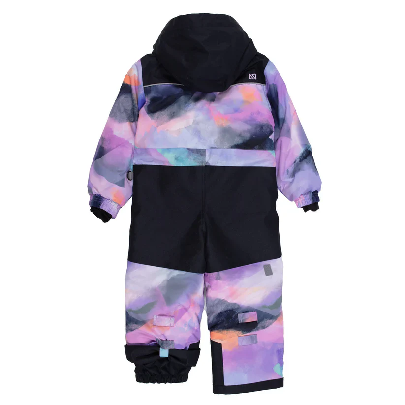 HABIT D'HIVER 1 PIECE POUR FILLE, CALIE IMPRIMÉ LILAS (4 À 8 ANS) – Image 3