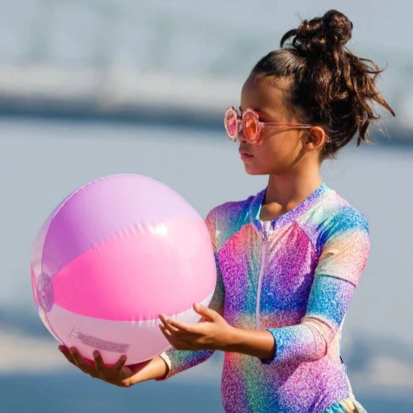 MAILLOT DE BAIN UNE PIÈCE FILLE, ARC-EN-CIEL (2 À 6 ANS)