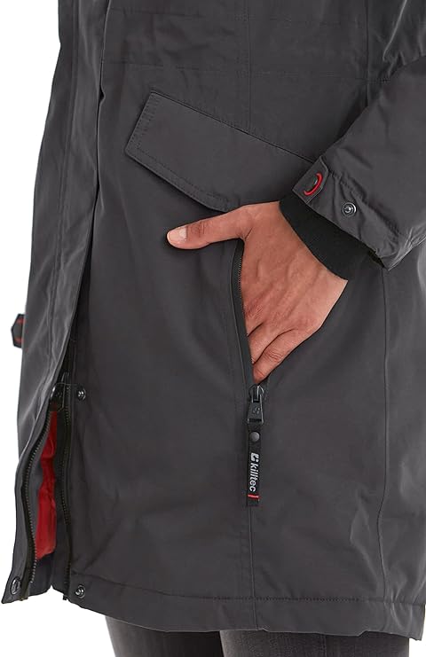 MANTEAU VILLE ISOLÉ FEMME CHARCOAL GRINDAVIK – Image 4