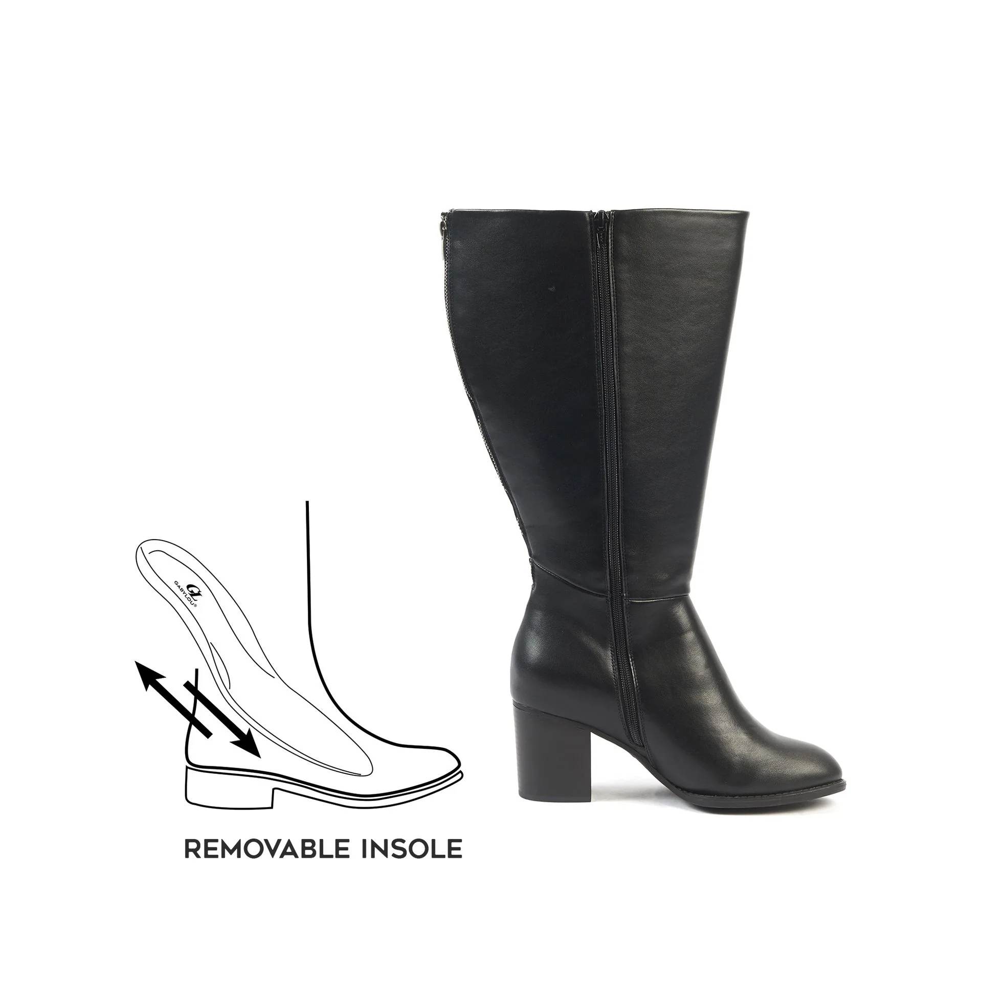 Bottes VARIO 4XL/5XL pour mollets larges - Modele Gladys – Image 4