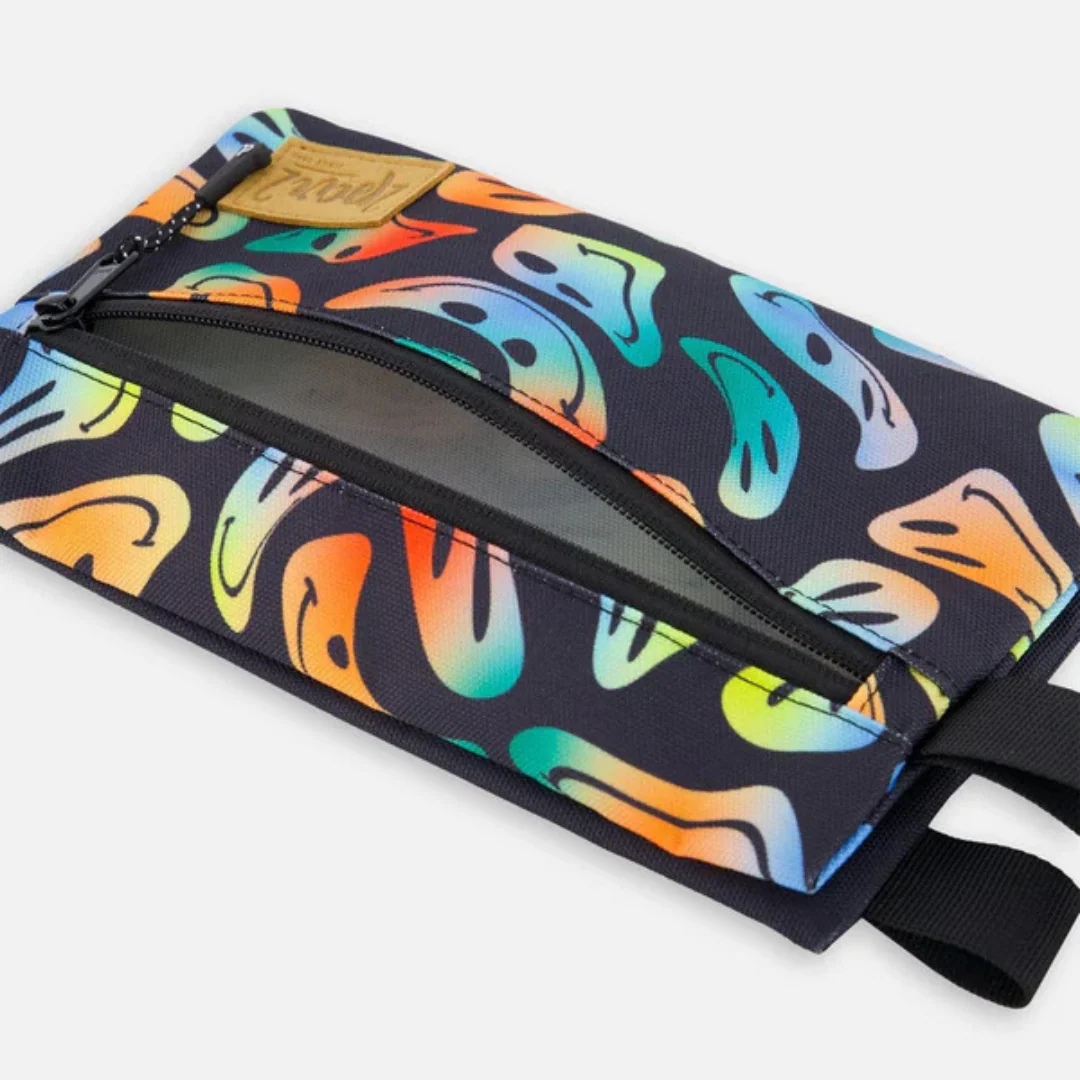 ÉTUI À CRAYONS À IMPRIMÉ BONHOMMES SOURIRE – Image 3